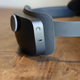Microsoft balanced the weight but putting the computer and battery in the back of the headset. You charge via USB-C.